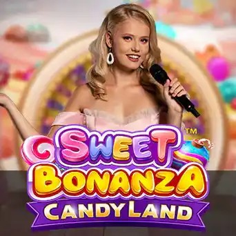 Live Dealer logo of Sweet Bonanza CandyLand from Pragmatic Play at Spin casino
