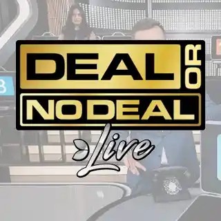 Deal or No Deal Live online game logo by Evolution on casino-spin.com