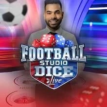 Football Studio Dice slot logo by Evolution at Spin casino